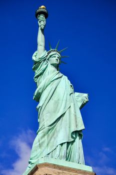 The Statue of Liberty in New York city, USA.