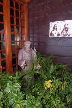 PALAWAN, PH - NOV 28 - Priest statue on November 28, 2009 in Puerto Princesa, Palawan, Philippines.