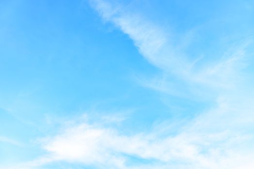 The nature of blue sky with cloud in the morning.