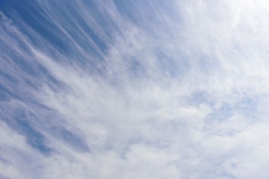 The nature of blue sky with cloud in the morning.