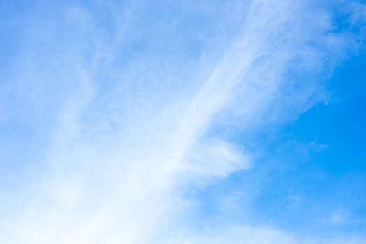 The nature of blue sky with cloud in the morning.