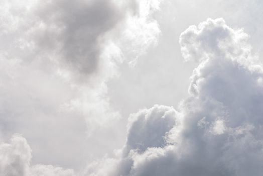 The nature of blue sky with cloud in the morning.