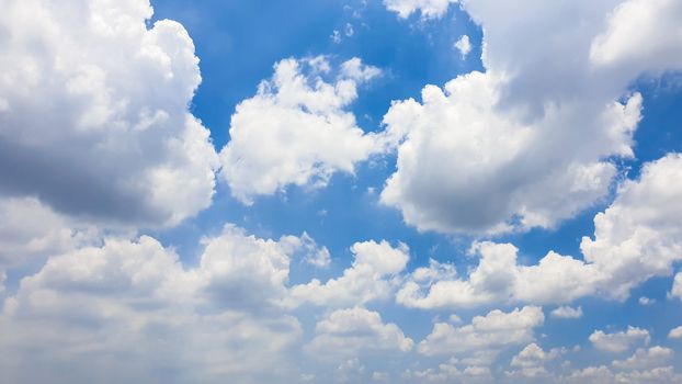 The nature of blue sky with cloud in the morning.