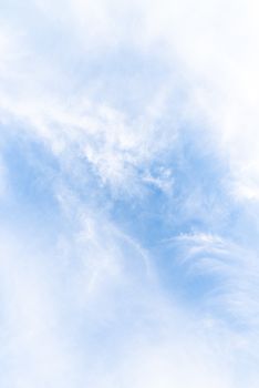 The nature of blue sky with cloud in the morning.