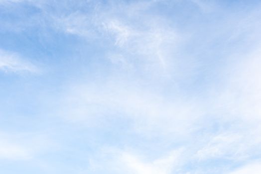 The nature of blue sky with cloud in the morning.