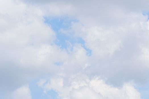 The nature of blue sky with cloud in the morning.