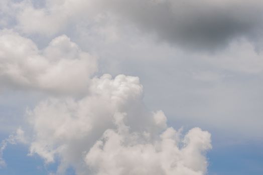 The nature of blue sky with cloud in the morning.