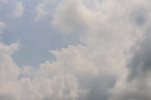 The nature of blue sky with cloud in the morning.