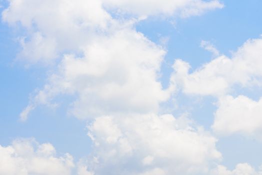 The nature of blue sky with cloud in the morning.