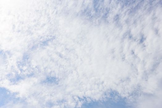 The nature of blue sky with cloud in the morning.