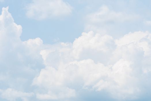 The nature of blue sky with cloud in the morning.