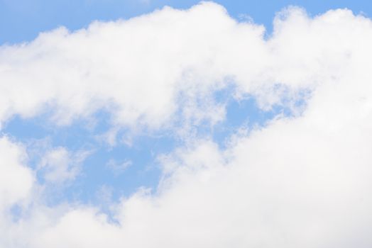 The nature of blue sky with cloud in the morning.