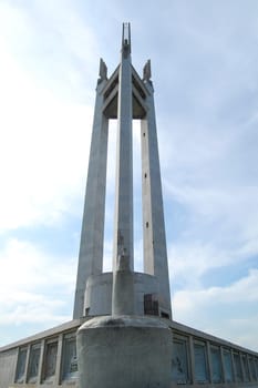 QUEZON CITY, PH-OCT 4: Quezon Memorial Circle Shrine on October 4, 2015 in Quezon City, Philippines. The Quezon Memorial Circle is a national park and shrine located in Philippines.