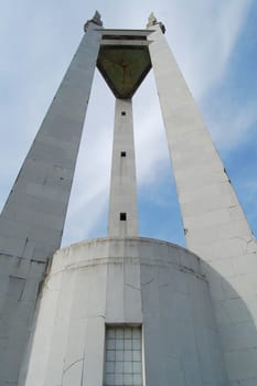 QUEZON CITY, PH-OCT 4: Quezon Memorial Circle Shrine on October 4, 2015 in Quezon City, Philippines. The Quezon Memorial Circle is a national park and shrine located in Philippines.