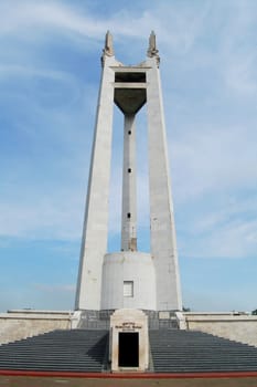 QUEZON CITY, PH-OCT 4: Quezon Memorial Circle Shrine on October 4, 2015 in Quezon City, Philippines. The Quezon Memorial Circle is a national park and shrine located in Philippines.