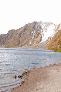 Crater lake Pinatubo in Zambales, Philippines.