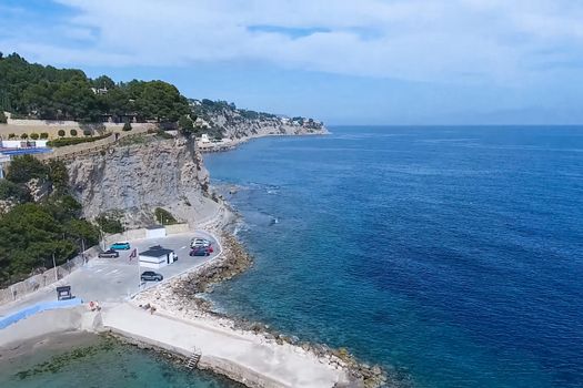 The Mediterranean coast in Spain. Spain's courts by the sea.