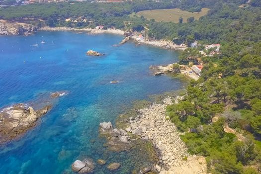 The Mediterranean coast in Spain. Spain's courts by the sea.