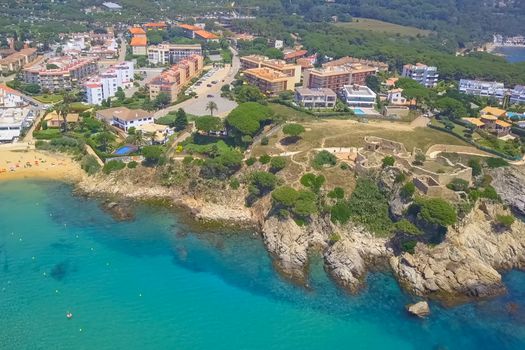 The Mediterranean coast in Spain. Spain's courts by the sea.