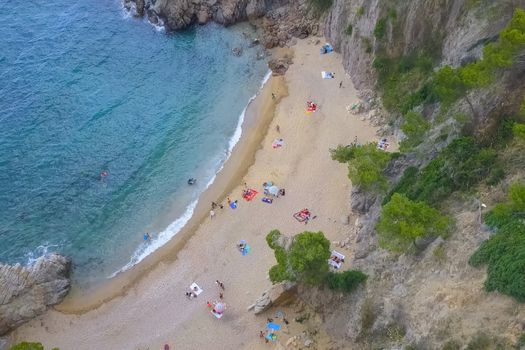 The Mediterranean coast in Spain. Spain's courts by the sea.