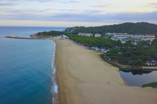 The Mediterranean coast in Spain. Spain's courts by the sea.