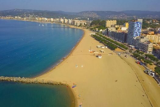 The Mediterranean coast in Spain. Spain's courts by the sea.