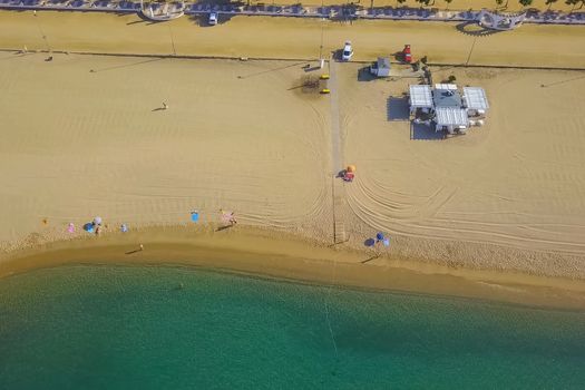 The Mediterranean coast in Spain. Spain's courts by the sea.