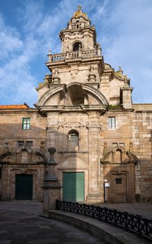 Historic Iglesia de Santo Domingo, landmark of A Coruna, Galicia, Spain