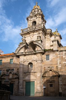 Historic Iglesia de Santo Domingo, landmark of A Coruna, Galicia, Spain