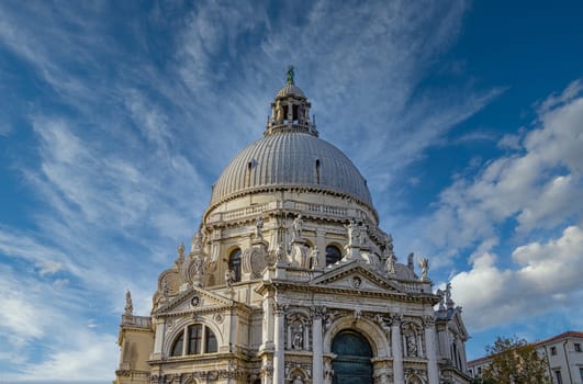 Italian Classic Architecture on Old Venice Catholic Church