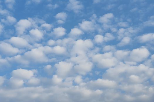 white clouds on blue sky background, design elements