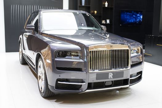Bangkok Thailand:- June 28, 2020:- Rolls-Royce car show at show room for sales at Bangkok Thailand