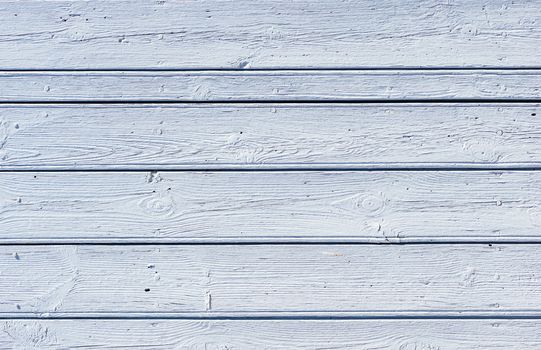 Blue painted wooden planks background texture with copy space