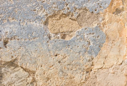Vintage rustic damaged wall backdrop texture, close-up