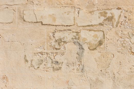 Old brown wall background with copy space