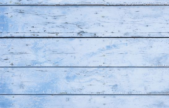 Rustic blue colored wood backdrop texture with copy space