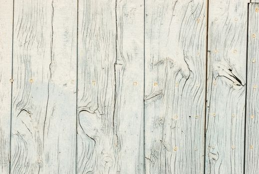 Empty wooden light gray boards backdrop texture with copy space