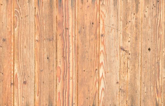 Rustic brown wooden wall background texture close-up

