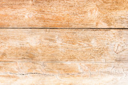 Old brown faded wood background texture with copy space