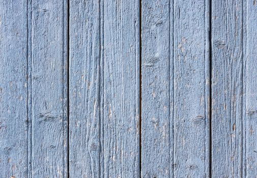 Rustic blue colored wood background texture with copy space