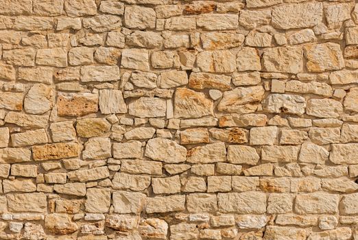Natural stone wall background structure, close up