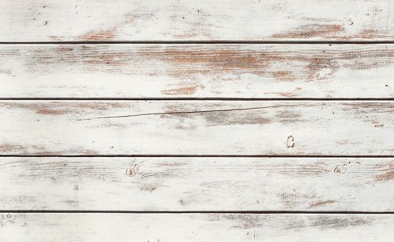 Vintage white painted wood for background texture