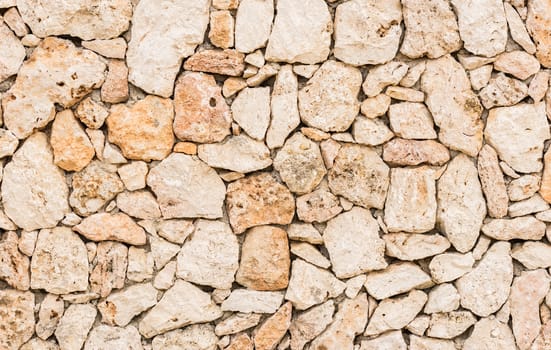 Natural vintage stone wall background texture, close-up