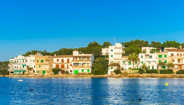 Beautiful view of the coastline in Portopetro on Mallorca, Spain Balearic islands