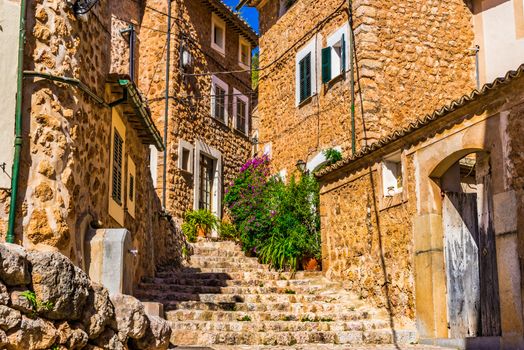 Spain Majorca, old village of Fornalutx, Balearic Islands
