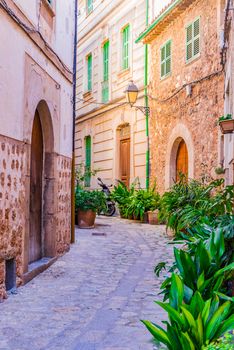 Mediterranean village of Fornalutx on Majorca, Spain Balearic Islands