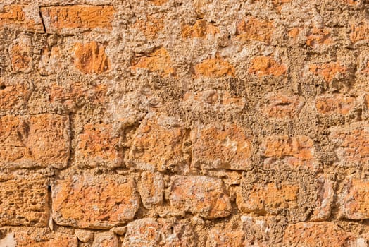 Natural vintage stone wall background texture, close-up