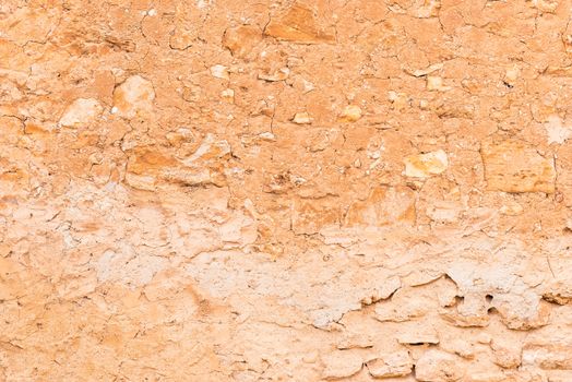 Close-up of old damaged wall plaster background texture