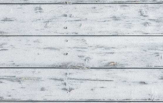 Rustic white and grey painted wooden planks for background texture