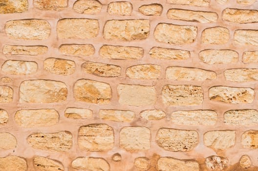 Stone wall background texture, structure close-up